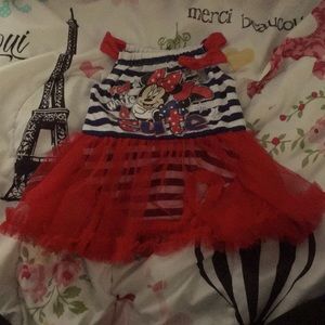 A onesie dress, and a jumper